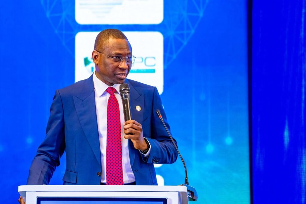 Olanipekun Olukoyede addressing a conference session